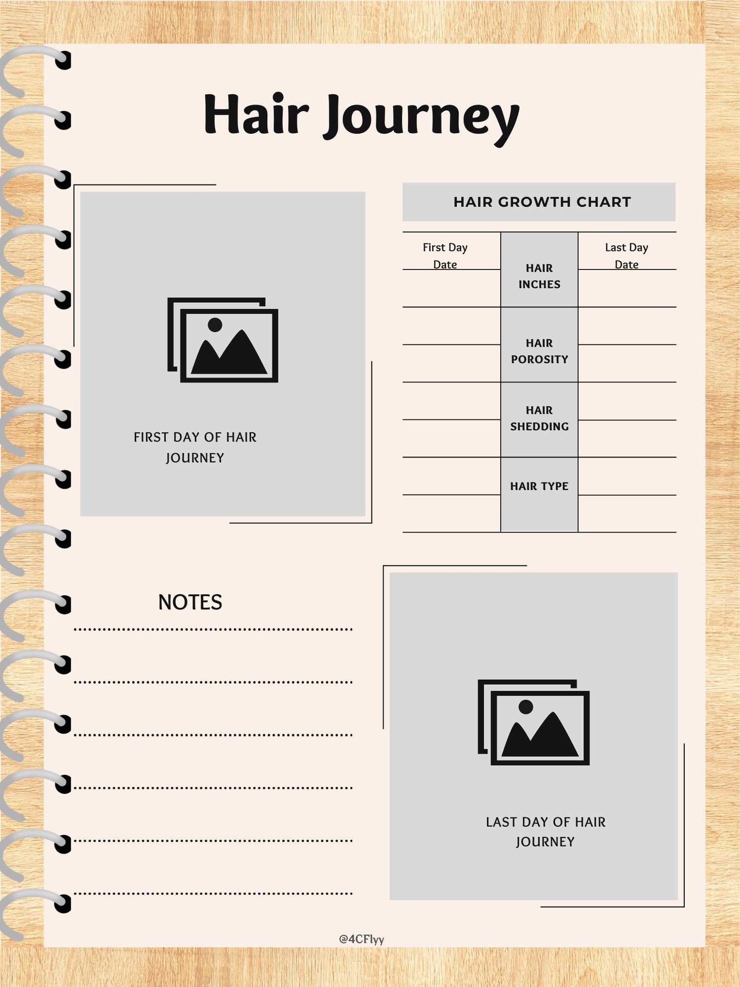 4C Flyy Hair Journal